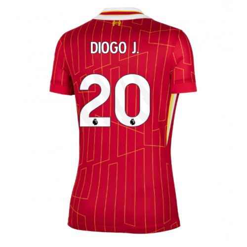 Fotbalové Dres Liverpool Diogo Jota #20 Dámské Domácí 2024-25 Krátký Rukáv